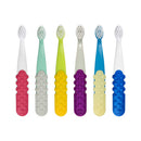 RADIUS Totz Plus Brush Kids Toothbrush Silky Soft BPA Free ADA Accepted Designed for Delicate Teeth & Gums for Children 3 Years & Up - WhiteCoral - Pack of 1 RADIUS