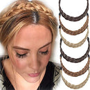 Braid Headband Chunky Braided Hair Band for Women Kids Synthetic Plaited Hairband Braiding Hairpiece Classic Wide Elastic Stretch Hairband 3 Strands Brown Mixed Benehair