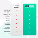 192 Count (4-Pack of 48) LivaClean Pimple Patch, Acne Absorbing Spot Treatment, Overnight Treatments Clear Dots To Get Rid Of Pimple, Zits, Blemish, Avoid Pimple Scars, Sizes: 8mm, 10mm, 12 mm LivaClean