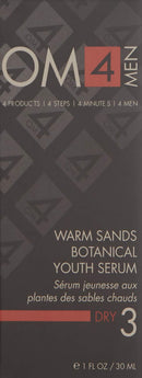 OM4 Dry Step 3 - Warm Sands Botanical Youth Serum (1.0 oz) Organic and Natural Serum for Normal to Dry skin types Organic Male