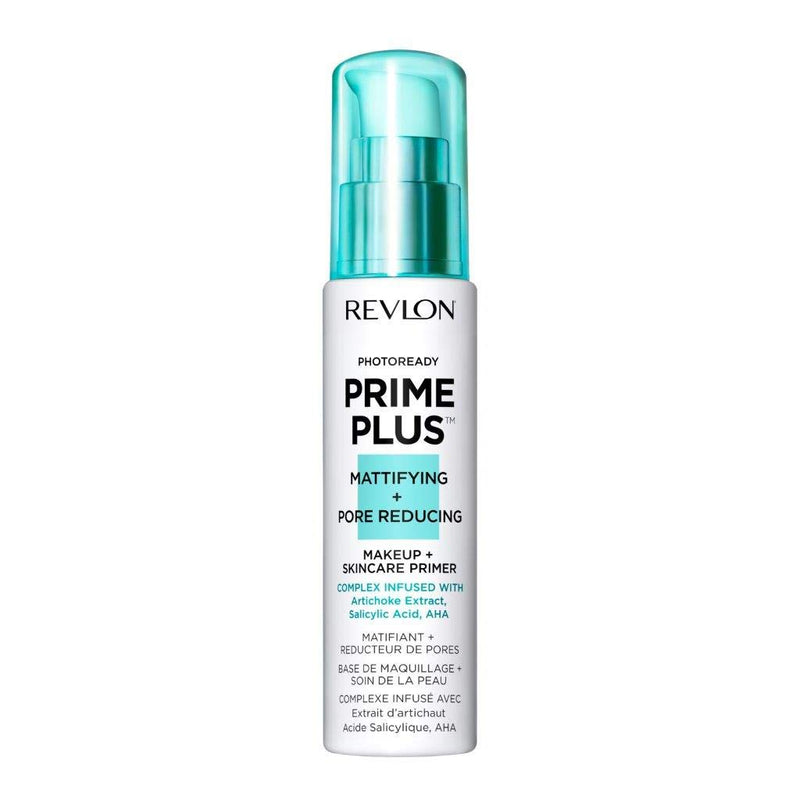 Revlon Prime Plus Makeup & Skincare Primer, Mattifying and Pore Reducing with Salicylic Acid and AHA, 1 oz REVLON