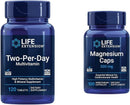 Life Extension Two-Per-Day High Potency Multi-Vitamin & Mineral Supplement & Magnesium Caps, 500 mg, Magnesium Oxide, Citrate, Succinate Infinity Warehouse