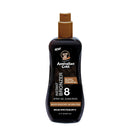 Australian Gold Spray Gel Sunscreen with Instant Bronzer SPF 8, 8 Ounce | Moisturize & Hydrate Skin | Broad Spectrum | Water Resistant | Non-Greasy | Oxybenzone Free | Cruelty Free Australian Gold