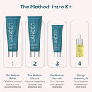 Lancer Skincare The Method Intro Kit, 3-Step Anti-Aging Facial Exfoliator, Cleanser, and Moisturizer Kit for Glowing Skin, Reveals Healthy-Looking Glowing Skin Infinity Warehouse