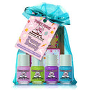 Piggy Paint 100% Non-toxic Girls Nail Polish - Safe, Chemical Free Low Odor for Kids, Funny Bunny Piggy Paint Natural as Mud