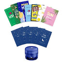 FaceTory Bundle of Best of Seven with Moon Velvet Sheet Masks (5pcs), and Moon Velvet Sleeping Mask FACETORY