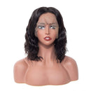 ISEE Human Hair Wigs Short Bob Wigs 13x4 Lace Front Body Wave Wigs 16 Inch 150% Density Pre Plucked with Baby Hair Natural Color For Black Women ISEE Store