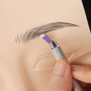 50PCS Finest 0.18mm Microblading 14 Pins S14 Sloped Eyebrow Tattoo Needles Permanent Makeup Manual Microblade Needles Disposable Sterilized (S14) HiTreasure