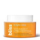 Bliss Bright Idea Vitamin C & Tri-Peptide Collagen-Protecting & Brightening Moisturizer, Hydrates & Brightens Skin, Diminishes Dark Spots, Boosts Skin’s Natural Elasticity, Cruelty-Free & Vegan, 1.7 oz Bliss Store