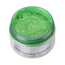 Hair Color Wax Green,Unisex Multi-Color Temporary Modeling Fashion DIY Hair Color Wax Mud,Natural Hairstyle Hair Dye Cream for Men Women Kids Party Cosplay (Green) lucky one