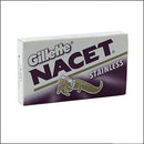 25 NACET STAINLESS Double Edge Razor Blades NACET O'clock