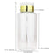 PANA Brand Liquid Push Down Pump Dispenser Empty Bottle with Flip Top Cap (10 Ounce - 1 Bottle, Gold) PANA