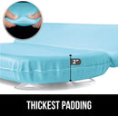 Gorilla Grip Original Spa Bath Pillow Features Powerful Gripping Technology, Comfortable, Soft, Large, 14.5x11, Luxury 2 Panel Design for Shoulder, Neck Support, for Hot Tub, Jacuzzi, Spas, Spa Blue Gorilla Grip Store
