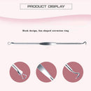 NIUTA Blackhead Remover Comedone Extractor Acne Needle Nose Facial Cleaning Tool Kit, Silver, 1 Count (Pack of 4) NIUTA