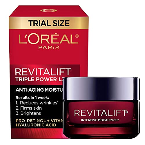 L'Oreal Paris Skin Care Revitalift Triple Power Intensive Anti-Aging Day Cream Moisturizer, 0.5 Ounce L'Oreal Paris