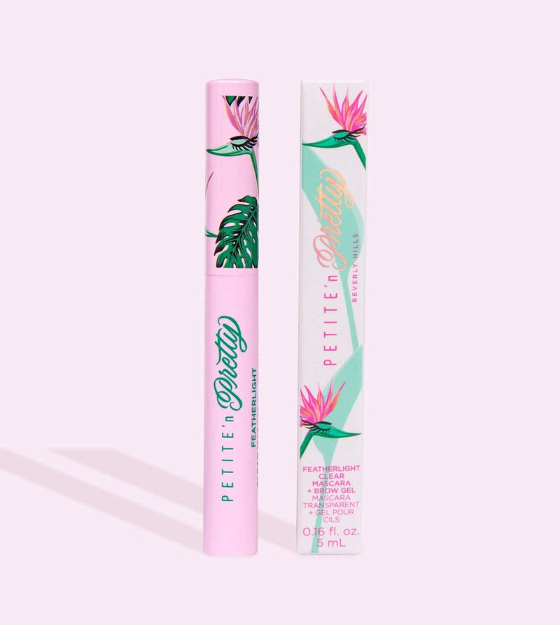 Petite 'n Pretty Featherlight Clear Mascara & Brow Gel for Kids, Children, Tweens and Teens. Dual-Purpose Clear Finish for Brows and Lashes - Non Toxic for Kids, Children, Tweens and Teens Non Toxic, Made in the USA Petite 'N Pretty
