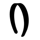 Black 1 Inch Satin Hard Headband Motique Accessories