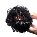 Bella Hair Messy Bun Scrunchie Human Hair Piece, Elastic Chignon Extension for Women Instant Hair Up-do (