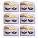 Andrea Strip Lashes, Black [33] 1 pair (Pack of 6) Andrea