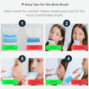 Willo Fully Automatic Kids U-Shaped Electric Toothbrush - 2 Brushing Timers, Deep-Cleans, Technique Free - Bubble, Fluoride-Free and Dye-Free (Small - Kids Ages 5-7 Years) Infinity Warehouse