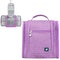 PAVILIA Hanging Travel Toiletry Bag Women Men | Cosmetic, Makeup Organizer Kit for Toiletries Accessories, Bathroom Hygiene, Water Resistant(Purple) PAVILIA