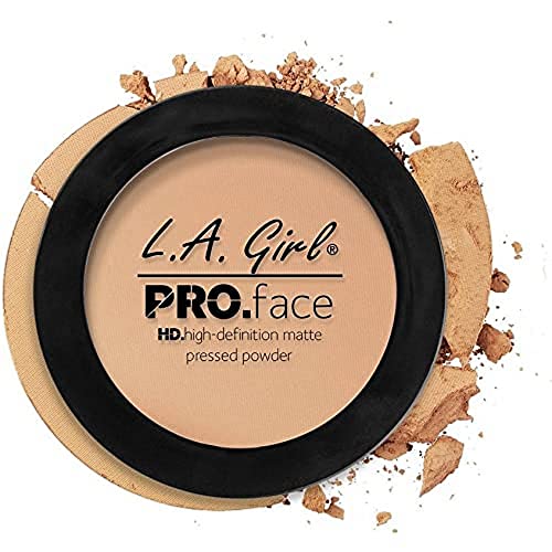 L.A. Girl Pro Face Powder Nude Beige, LAX-GPP605, 0.25 Ounce L.A. Girl