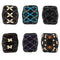 Yeshan Magic Hair Side Combs for Women Wood Beaded Stretch Double Hair Side Combs Clips Bun Maker Hair Accessories,Pack of 6 Yeshan