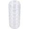 Beauticom 10G/10ML Round Stackable Transparent Plastic Makeup Lotion Cream Cosmetic Ointment Jars with Screw Cap Lid (1 Column (6 Pieces)) Beauticom
