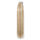 Tape in Hair Extensions 100% Remy Human Hair Double Side Tape Seamless Skin Weft Rooted Natural Hair for Women 20pcs Long Straight Balayage(20 inch 60g,