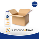 NIVEA Refreshing White Peach and Body Wash with Nourishing Serum Bottle, jasmine, 20 Fl Oz NIVEA