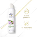 Dove Nourishing Secrets Dry Spray Antiperspirant Deodorant for Women Waterlily Sakura Blossom 48 Hour Sweat Odor Protection 3.8 oz 3 Count, 11.4 Ounce Dove