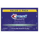 Crest 3D White Stain Eraser Whitening Toothpaste, Fresh Mint, 2 Count Crest