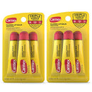 Carmex Medicated Lip Balm Tubes, Lip Moisturizer for Dry, Chapped Lips, 0.35 OZ - 3 Count (Pack of 2) Carmex