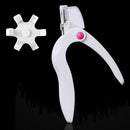 New Acrylic Adjustable Nail Clipper,Artificial Fake Stainless Steel Nail Trimmer,JASSINS False Nail Art Manicure Project (White) JASSINS