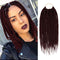 12 Inch AU-THEN-TIC Box Braid Crochet Hair Crochet Box Braids Hair Mambo Twist Braiding Pre-Stretched Pre Looped Hair Extensions (12 Inch (Pack of 8), 99J (Black Burgundy)) AU-THEN-TIC