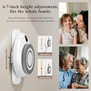 Electric Shower Back Cleaning Brush, Wall-Mounted Hands-Free Automatic Back Washer, 360° Rotating Exfoliating Body Scrubber, IPX7 Waterproof, Magnetic Charging, 3 Replaceable Heads Infinity Warehouse