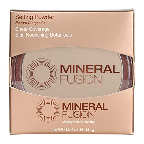 Mineral Fusion Setting Powder, Hypoallergenic, Paraben Free, 0.32 Ounce (Packaging May Vary) Mineral Fusion