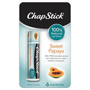 ChapStick Papaya 100% Natural Lip Butter Tube, Lip Balm - 0.15 Oz, Non-Tinted, Sweet Papaya Chapstick