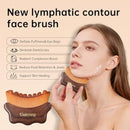New Lymphatic Contour Face Brush - Facial Sculpting & Anti-Puffiness Tool | Ultra Soft Dry Brush for Jawline Massage & Lymphatic Drainage | Ergonomic Design (Brown, 3pc) Infinity Warehouse