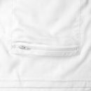 Barber Strong Barber Jacket, Men's White, Hair Repellent, Lightweight and Breathable Vented Side Panels, Features Easy Hair Removal and 2-Way Zipper Closure, M, Great for Pet Grooming Barber Strong