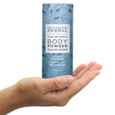 Body Powder for Men and Women, Dusting Powder, Foot Powder, Talc Free, Cornstarch Free, Clean Scent with Essential oils of Lemongrass, Eucalyptus and Spearmint, Ora's Amazing Herbal Ora's Amazing Herbal