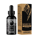 Origin Beard Oil (Cedar) – All-Natural Made in USA – Stimulates Growth, Softens Hair, Reduces Itch – 1oz Origin