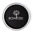 Bowitzki 30g Professional Face Paint Body Paint Water Based Face painting Makeup Safe for Kids and Adults Split Cake Single Color Halloween Christmas - Black Bowitzki