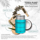 Travel Size Hotel Shampoo 100 Count 1 oz Bottles Guest Amenities for Hotels Vacation Rentals and Short Term Rentals Paraben Free White Tea and Coconut Scent Infused with Aloe & Olive Oil by Terra Pure Infinity Warehouse