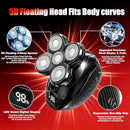 Back Shaver for Men, Rechargeable Electric Back Shaver with Long Handle, Waterproof Full Body Hair Trimmer&Groomer Kit with Replaceable Shaving Heads Infinity Warehouse