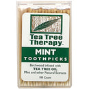 Tea Tree Therapy, Toothpicks Mint Tea Tree, 100 Count Tea Tree Therapy