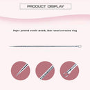NIUTA Blackhead Remover Comedone Extractor Acne Needle Nose Facial Cleaning Tool Kit, Silver, 1 Count (Pack of 4) NIUTA