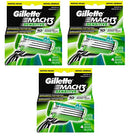 Mach3 Sensitive Refill Blade Cartridges (4 Count (Pack of 3)) Mach3