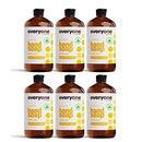 Everyone Liquid Hand Soap Refill, 32 Ounce (Pack of 6), Meyer Lemon and Mandarin, Plant-Based Cleanser with Pure Essential Oils Everyone