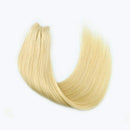 Sassina Blonde Halo Hair Extensions Real Human Hair, Natural Straight Wire Hair One Piece for Full Head Bleach Blonde 613